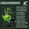 CATCH & KEEP Goalkeeper Gloves Children's Claw Protector Green Size