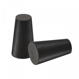 sourcing map Pack of 15 Tapered Rubber Caps 10 mm to 15 mm for Laboratory Home Black
