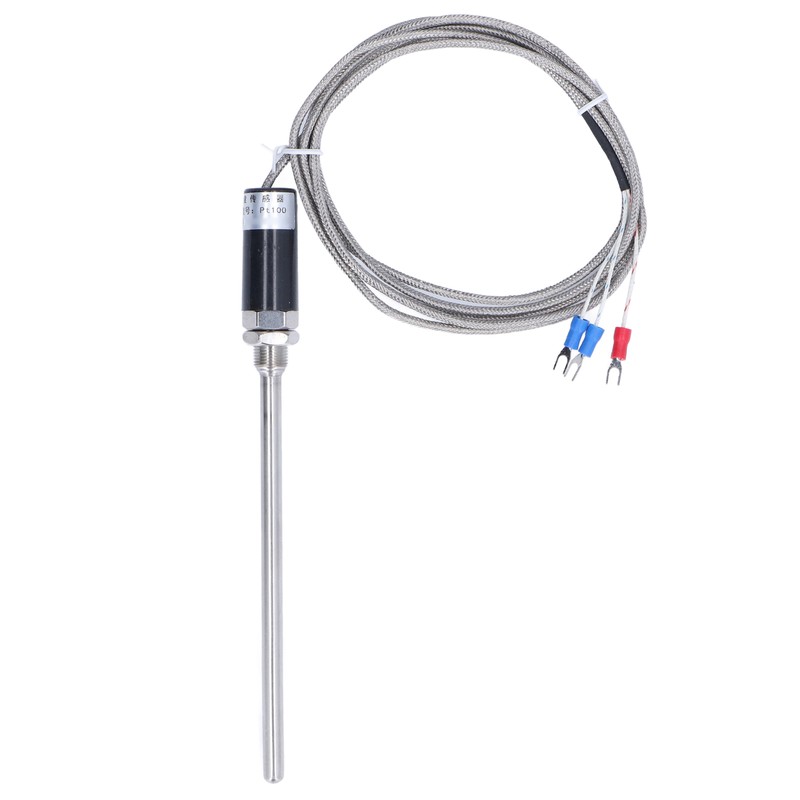 Temperature Sensor Waterproof Pt100 Thermistor Temp Probe for Measurement WZPT‑10