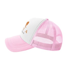 Sitya Ass On My Face Trucker Hat Adjustable Funny Foam Hats Unisex Classic Fishing Cap for Men and Women Pink