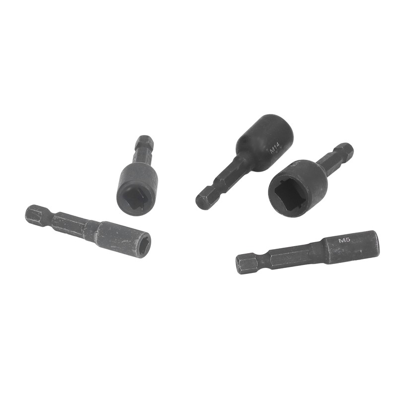 16Pcs Tap Socket Set Machine Lengthened Tapping Chuck 1/4in Hex