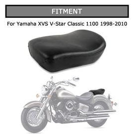 psler Rear Passenger Seat Pillion Cushion for XVS V-Star Classic 1100 1998 1999 2000 2001 2002 2003 2004 2005 2006 2007 2008 2009 2010