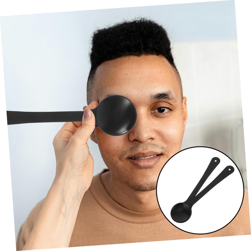 CIYODO 2pcs Lightweight Plastic Eye Covers for Accurate Optometry Exams