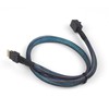 Heretom 2PCS SFF-8654 to SFF-8643 Cable, Slim SAS SFF-8654 4i