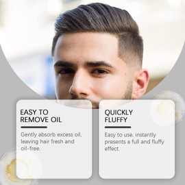 Rostblant Hair Styling Powder für Männer, Haarpuder Männer, Haar Puder Men Styling, Natürlich Langanhaltend Styling Powder, Texture Powder Haarpulver