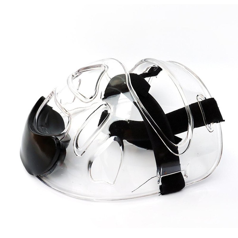 Taekwondo Headgear Clear Face Guard Portable Detachable Taekwondo Head Guard
