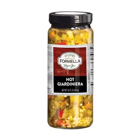 Enrico Formella | Hot Giardiniera | Italian - Chicago Style Hot Pickled Vegetables 16oz.