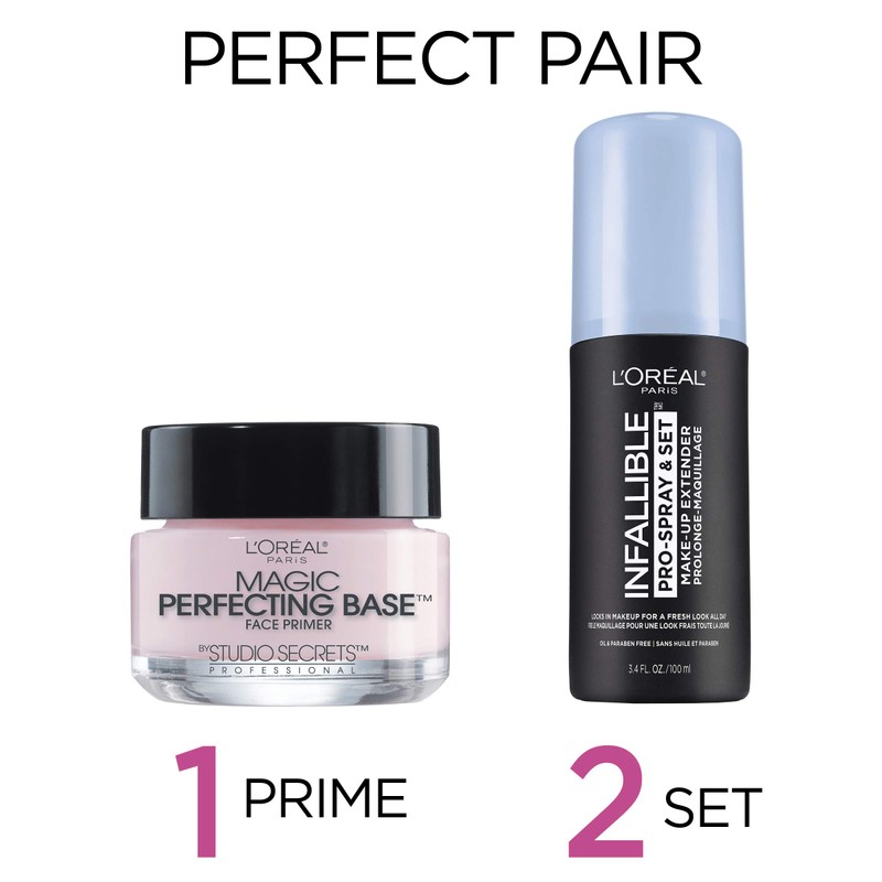 L'Oreal paris magic Perfecting Base Face Primer, Instantly Smoothes lines,