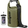 Unigear Waterproof Dry Bag, Dark Khaki, 1.3 Gallons (5 L),