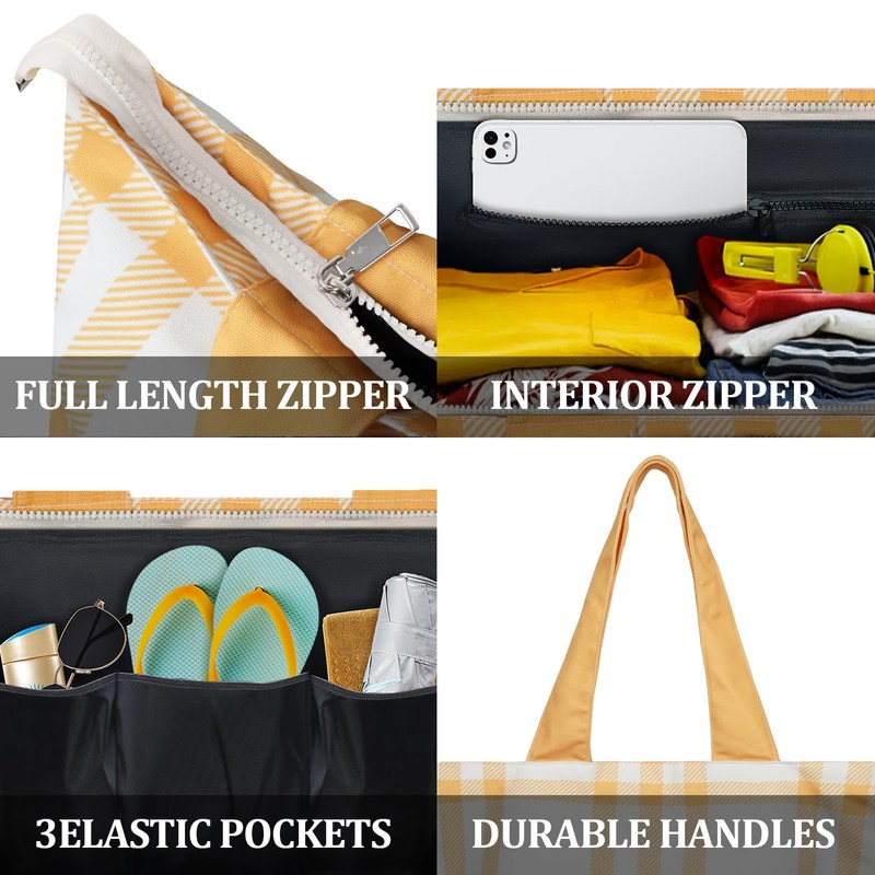 Extra Large Weekender Travel Bag for Women Men Beach Duffel