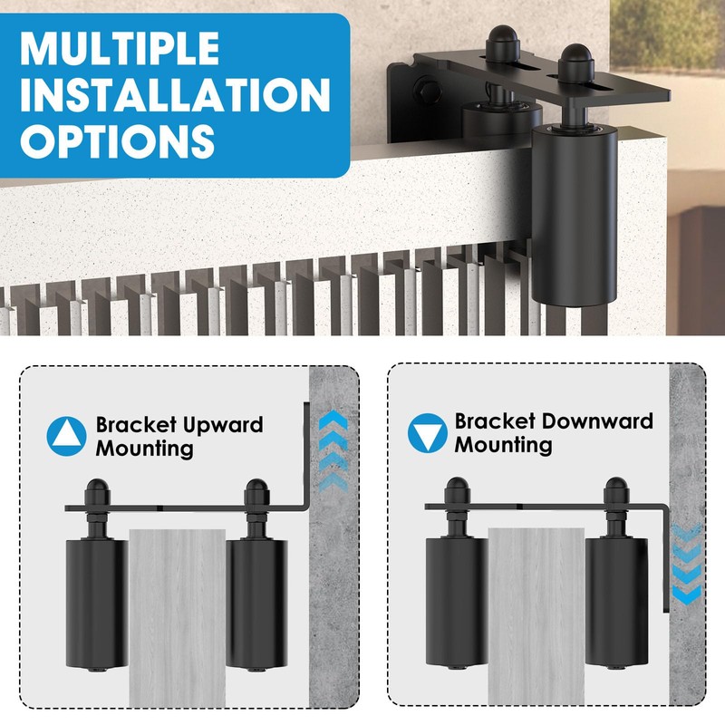 YogePote Heavy Duty Slide Gate Roller Guide with Steel L