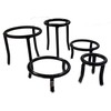 Set of 5 Basic Wrought Iron Display Ring Stands -