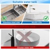 WSOQYYEO No-Drill Sink Caddy Organizer with Suction Cups, 7.87 Inch
