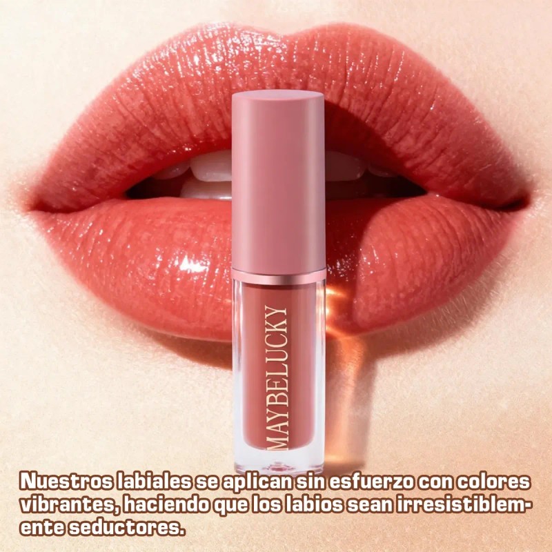Labiales Larga Duracion Tintas Labios Labial Rojo Mate 12ps