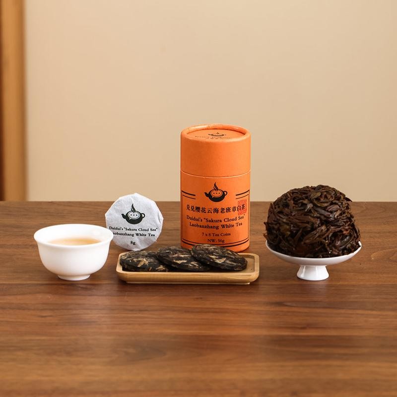 Duidui's Laobanzhang "Sakura Sea" Ancient Tree White Tea - Size: