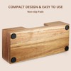 Paper Towel Dispenser Countertop, Acacia Wood Folded Paper Hand Towel