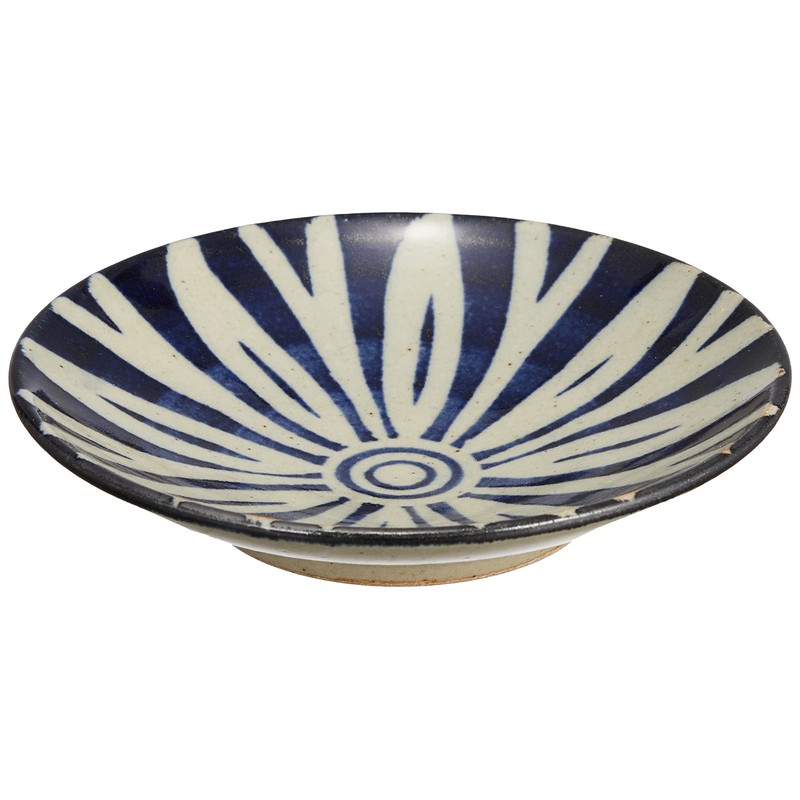 Mashiko Ware Persian Crest Plate Plate 130 Kusu PS1-4