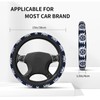 Steering Wheel Cover for Women Men Anti-Slip Breathable and Sweat