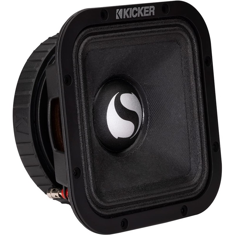 Kicker 49ST7MR8 7" Street Series Square Mid-Bass, Pair, 8ohm (Renewed)
