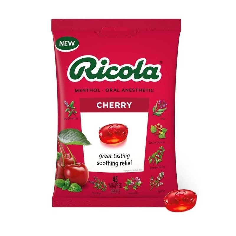 Ricola Original 115 Count Cough Drops and 45 Count Cherry