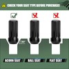 glorider 9/16-18 Spline Lug Nut 32pcs for Dodge 2500 3500