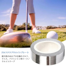 GeneX Golf Lead Golf Lead Tape Weight Golf Lead Weight Golf Lead Balance Sheet 1.8 oz (50 g) Golf Lead Tape Lead Seal Lead Sheet Maintenance Supplies Golf Club W12.7 x L254mm Balance Tape