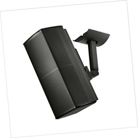 CIYODO and Metal Speaker Wall Mount Bracket Holder Easy Install Soundbar Support for Home Theatre Design Accommodates Speaker Types Black