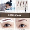 LALAFINA Easy Brows in Seconds 18pcs Waterproof Makeup Brow Stickers