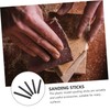 TEHAUX 10pcs Double-sided Sanding Sticks for Polishing Models and Crafts