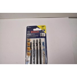 Bosch T501 Wood/Metal Jig Saw Blade T-Shank 5 Pcs.