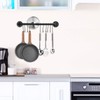 Toplife 31.5 inch Pot Rack, Kitchen Wall Mounted Detachable Pan