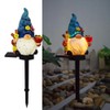 YZYOE 2 Packs of LED Solar Powered Dwarf elf Lights,