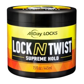 AllDay Locks Lock N Twist Supreme Hold Braiding Gel 15 oz