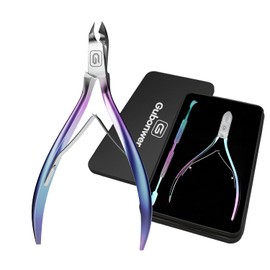Cuticle Trimmer 3/4 Jaw Extremely Sharp Cuticle Nippers Scissors Stainless Steel Clippers Cutter Remover Pedicure Manicure Nail Tool, cuticle pusher, nail cuticle trimmer professional cuticle cutter
