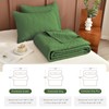 Lady Ann Olive Green Oversized Queen Bedspread 100x106, 3 Pcs