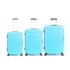 DUKAP RODEZ Hardside Luggage Set with Ergonomic Handles and TSA