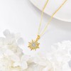 VONALA Sun Necklace 925 Sterling Silver Gold Pendant Jewellery Gift