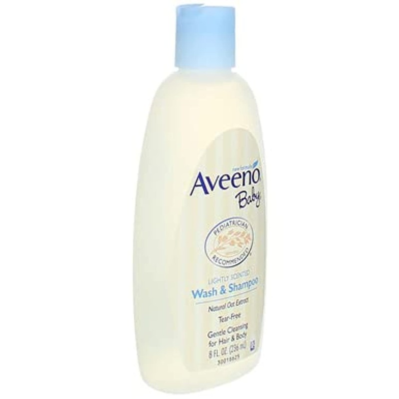 Aveeno Baby Wash & Shampoo For Hair & Body, Tear-Free,