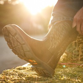 ARIAT Groundbreaker Wide Square Toe Work Boot