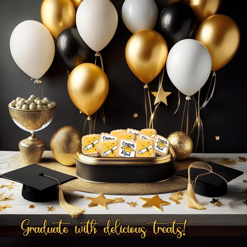 Graduation Cookies Gift Basket Box 2025 | Individually Wrapped |