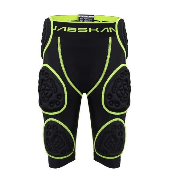 JABSKAN Youth Premium 7-pad Football Bull Rush Girdle for Ultimate