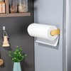 YIGII Adhesive Paper Towel Holder Under Cabinet - Single Hand