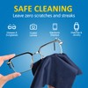 SmoTecQ SmoTecQ 6-Pack Premium Microfiber Eyeglass Cleaning Cloths, Safe Cleans