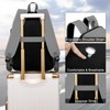 Liokesa Casual Laptop Backpack,School Backpack Large Bookbag with USB for
