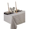 CALITEX Damask-Effect Tablecloth 150 X 300 cm Pearl Grey