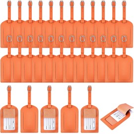 30 piezas de etiquetas de equipaje de cuero para mujeres, identificadores de equipaje de viaje, etiquetas para maletas, para equipaje, mochila de viaje, favores de boda para mujeres, hombres, adultos