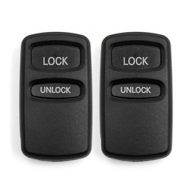 X AUTOHAUX 2pcs 2 Buttons Keyless Entry Remote Key Shell Case for Mitsubishi Gallant Lancer Pajero Triton Replacement MR587983