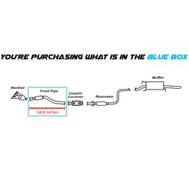 Stainless Steel Northeastern Exhaust-Front Pipe Compatible with 2009-2011 Chevy Aveo Aveo5 & 2009 Pontiac G3 1.6L-Includes Gaskets