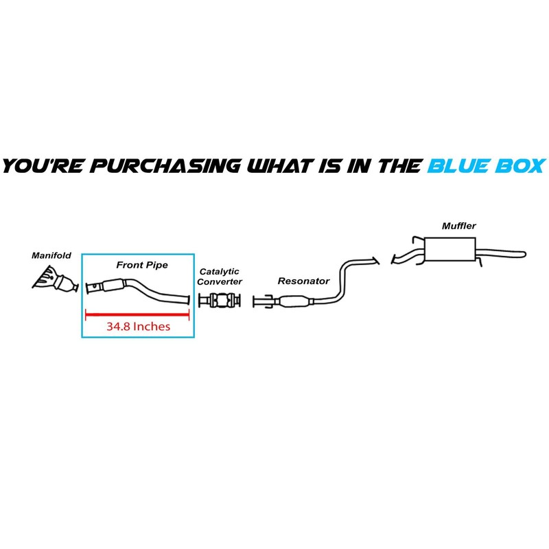 Stainless Steel Northeastern Exhaust-Front Pipe Compatible with 2009-2011 Chevy Aveo