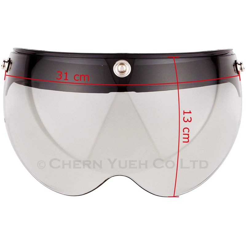 Chern Yueh - Casco de Motocicleta con Visera Universal de